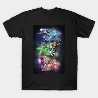 Destiny Island Trio Stars (Kingdom Hearts) (Dim Lights) T-Shirt